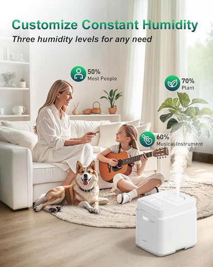 Mifasol Stainless Steel Humidifier, 3.3L/0.87Gal Steam Humidifier Large Room up - Image 5
