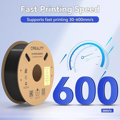 Official Creality Hyper PETG Filament Clear Black, 3D Printer Filament PETG - Image 3
