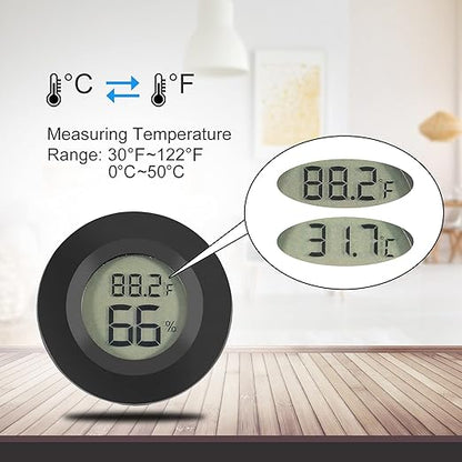 4pcs Mini Hygrometer Thermometer Digital LCD Monitor Indoor/Outdoor Humidity - Image 3