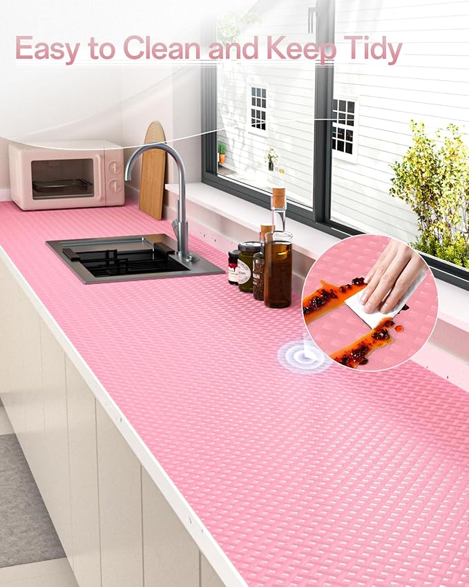 Shelf and Drawer Liner for Kitchen Cabinet, Non-Adhesive 24in x 240in - Image 7