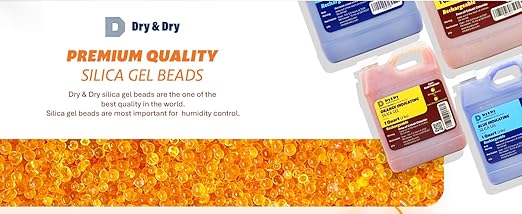 "Dry & Dry" Premium Orange Indicating Silica Gel Desiccant Beads - Image 9