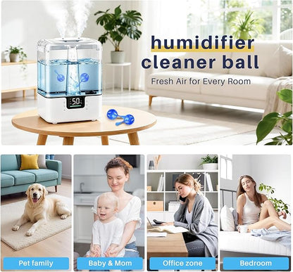 12 Pack Humidifier Cleaner, Humidifier Tank Cleaner Balls compatible - Image 9