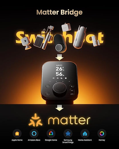 SwitchBot Hub 3 Smart Home Command Center: Screen + Physical Dial, IR Remote Hub - Image 9