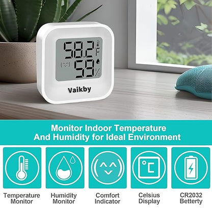 Indoor Humidity Meter Hygrometer 4Pack, Room Thermometer - Image 2
