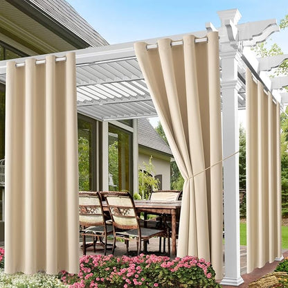 Outdoor Indoor Curtains W52 x L108 by DivaenCamino
