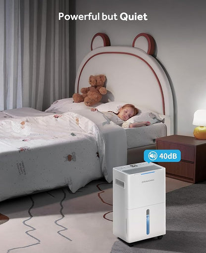 Dehumidifiers for Home with Drain Hose, Smart Humidity Control, 3 Modes for - Image 7