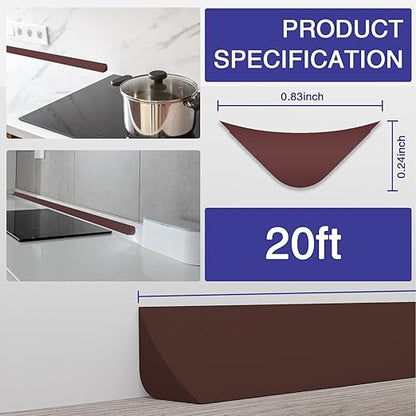 Flexible Molding Trim, Flexible Bendable Adhesive Caulking Strip, Molded Trim - Image 2