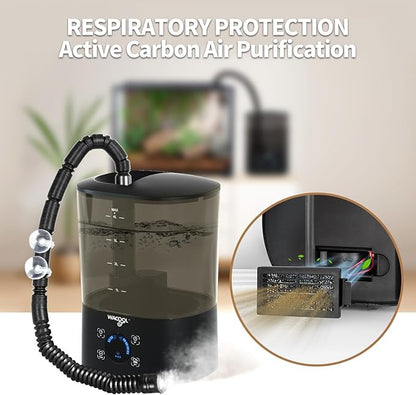 WACOOL Reptile Fogger Mister 4L No-Leak Top-Fill Water Humidifier - Image 5