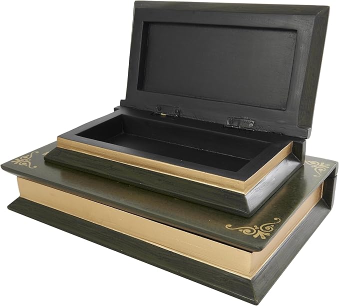 Deco 79 Wooden Decorative Box "Sherlock Holmes" Storage Faux Book Decorative - Image 2