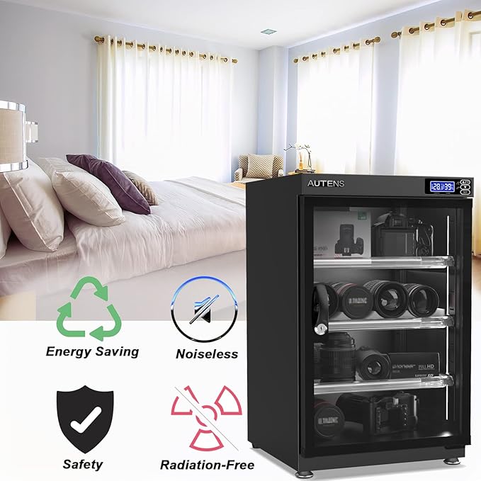 AUTENS 80L Dehumidifying Dry Cabinet Box, Digital Control Noiseless and Energy - Image 4