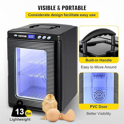 Happybuy Black Reptile Incubator 25L Scientific Lab Incubator Digital Incubator - Image 5