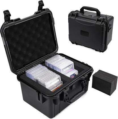 QINGUANG Graded Card Storage Box, Trading Card Case by QINGUANG