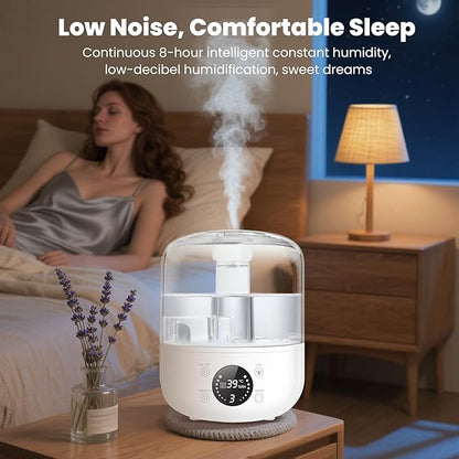 Humidifiers for Bedroom Baby, QWUE Top Fill 3L Humidifier Large Room, 28dB - Image 3