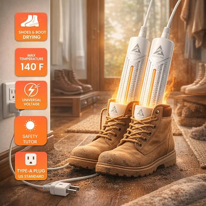 Portable Boot Dryer for Work Boots & Shoes - Image 5
