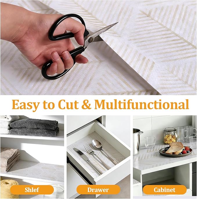 Drawer and Shelf Liner for Kitchen Cabinet, Tool Box Hexagon Waterproof Non - Image 3
