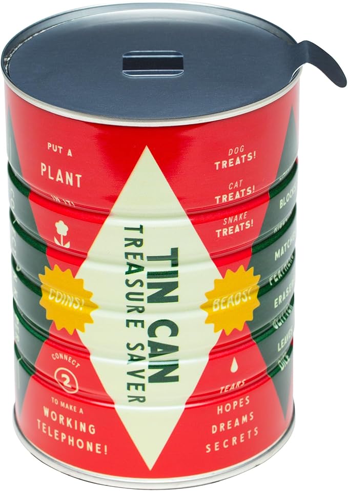 Retro Tin Can, Studio MPLS Designs, Collectable, Peel & Stick Valved End - Image 3