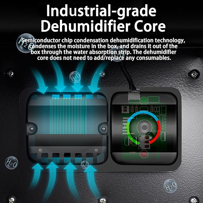 28L Camera Dry Cabinet Digital Control Dehumidifier, Electronic Dry Box - Image 2