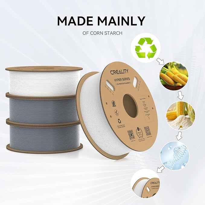 Creality Hyper PLA Filament 1.75mm, 30-600mm/s High Speed 3D Printer Filament - Image 3