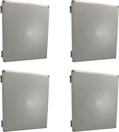 Co. 12"x10"x4" PS Plastic Weather & Dust Proof Junction Conduit Box Electronics by DJCSupplyCompany