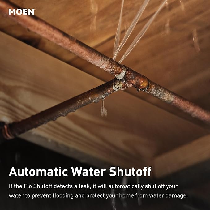 Moen Flo Smart Water Monitor and Automatic Shutoff Sensor, Wi-Fi Connected - Image 17