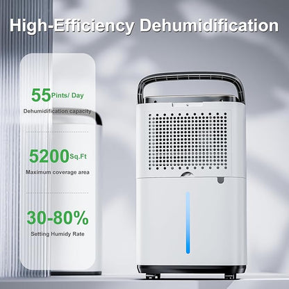 55 Pint Portable Dehumidifier - Image 4