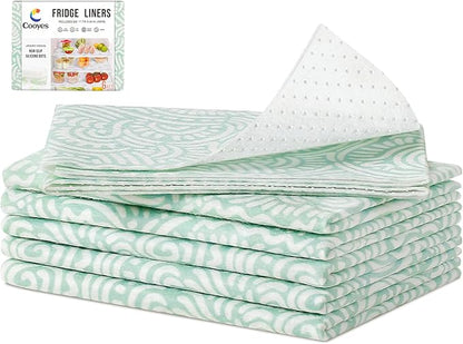 Cooyes Refrigerator Shelf Liners, Drawer Liners by Cooyes