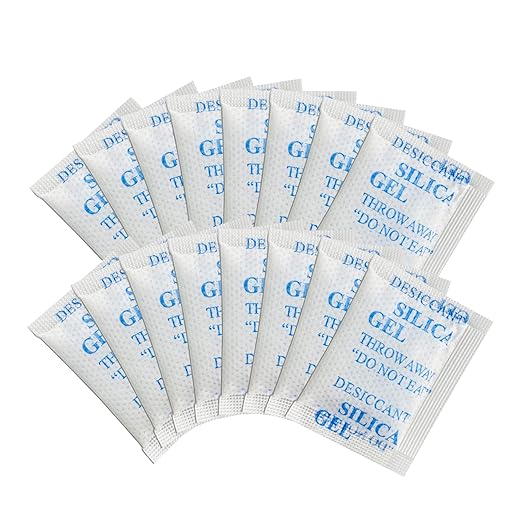 Food Grade Silica Gel Desiccant Packets, 2 Gram 250Pcs Desiccant Packs by WAOTOAW