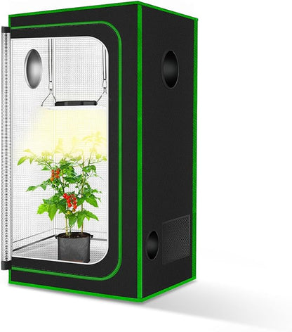 MELONFARM Small Grow Tent for Aerogarden，18”x18”x36” ，Hydroponics Growing by MELONFARM