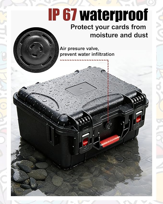 QINGUANG Graded Card Storage Box, Trading Card Case - Image 5