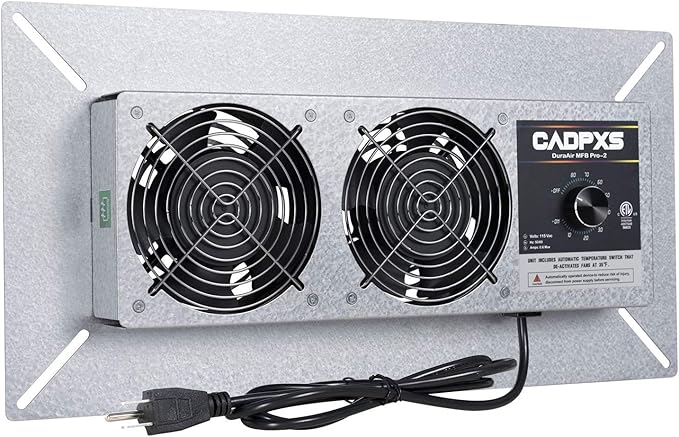 CADPXS Crawlspace Ventilation Fan, Crawlspace Fan Vent by CADPXSGLOBALINC