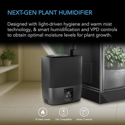 AC Infinity CLOUDFORGE T5, Warm Mist Plant Humidifier 9L - Image 2
