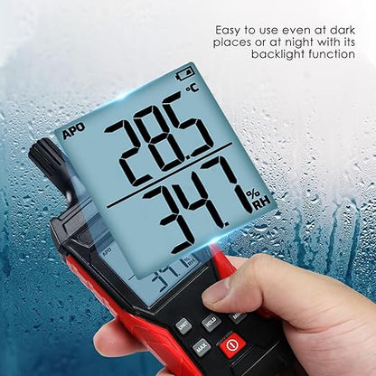 Temperature Humidity Meter, Digital Hygrometer Temperature Indoor and Outdoor - Image 3