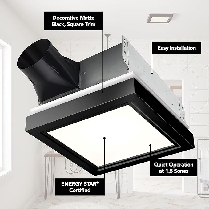 Broan® 110 CFM Decorative Bathroom Exhaust Fan - Image 2