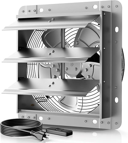 10Inch Shutter Exhaust Fan，Automatic Shutter by Unknown