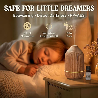 Essential Oil Diffuser, 100ml Aromatherapy Diffuser, Mini Ultrasonic Diffuser - Image 4