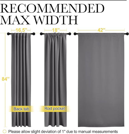 NICETOWN Blackout Curtain Panels Window Draperies - Image 6