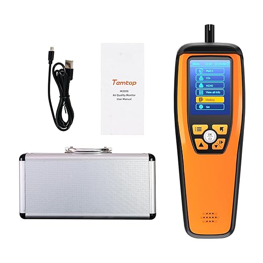Temtop Air Quality Monitor CO2 Detector Professional Carbon Dioxide PM2.5 PM10 by Temtop