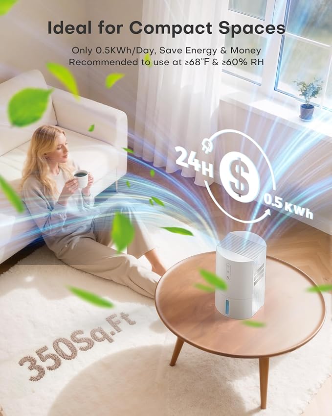 Dehumidifiers for Home, 35oz Dehumidifier for Bathroom - Image 3
