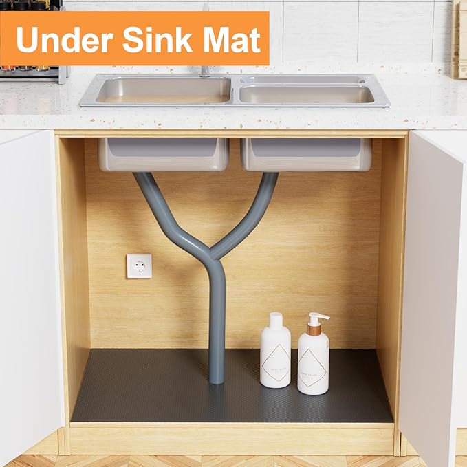 FLPMIX Shelf Liner 23 inch Wide: Waterproof Kitchen Cabinet Liners - Image 3