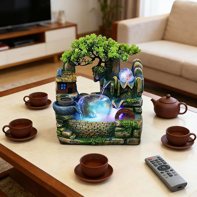 Tabletop Waterfall Fountain Humidifier - Image 8