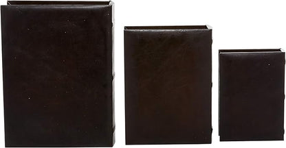 Deco 79 Wooden Decorative Box Faux Storage Book Book Shaped Boxes - Image 7