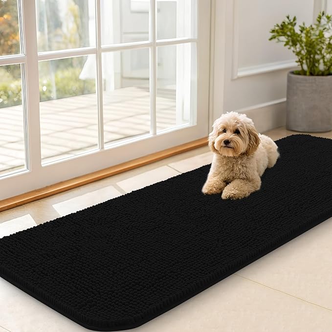 OLANLY Dog Door Mat for Muddy Paws 59x20, Absorbs Moisture and Dirt, Absorbent by OLANLY