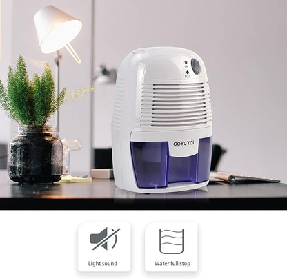 Small Dehumidifier, 12V3A adapter，1200 Cubic Feet Portable Mini Dehumidifier - Image 3
