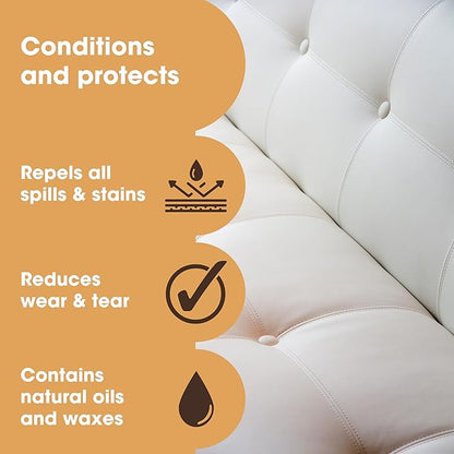 Furniture Clinic Leather Protection Cream | 2-in-1 Leather Conditioner & - Image 2