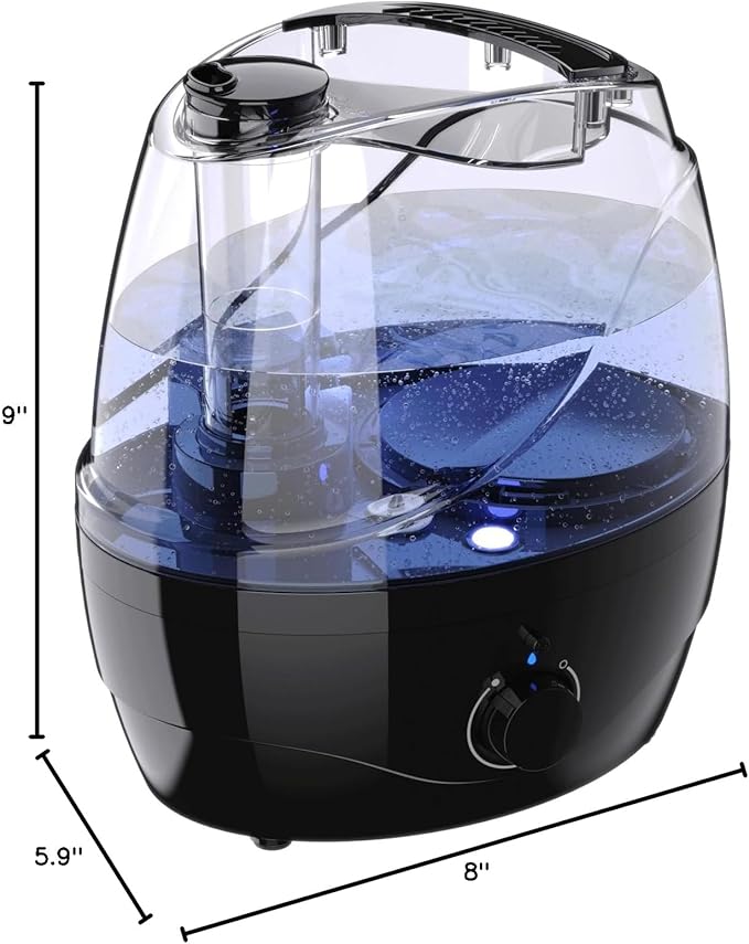 Humidifiers for Bedroom and Large Room, 2.2L Cool Mist Humidifier for Baby - Image 8