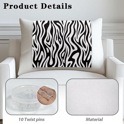Zebra Head Protector for Recliner Non-Slip Headrest Headrest Cover Wear - Image 4
