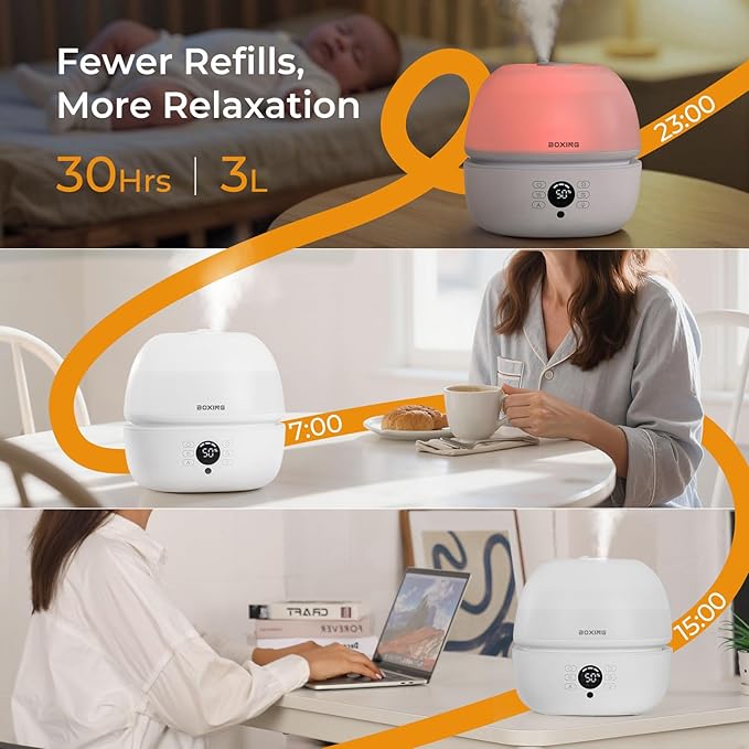 BOXING Top Fill Humidifiers for Bedroom Baby - Image 4