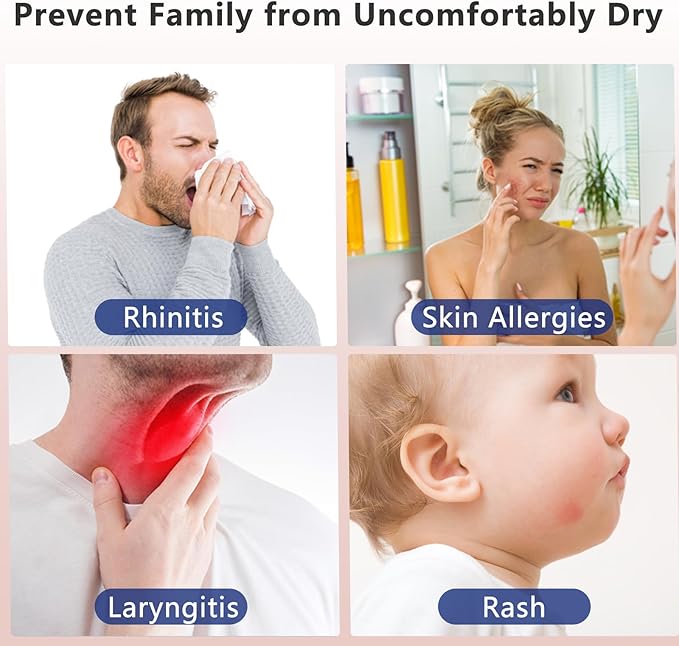 SZO Portable Mini Humidifier, 500ML USB Personal Cool Mist Humidifiers - Image 5