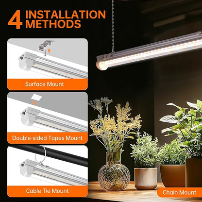 Bstrip T8 Grow Light, 1.4FT 36W Plant Lights - Image 6