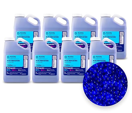 Dry & Dry Blue Indicating Silica Gel Beads Desiccants by DryDry